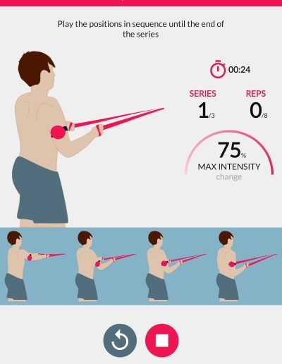 Shoulder Pacemaker™ protocol exercise